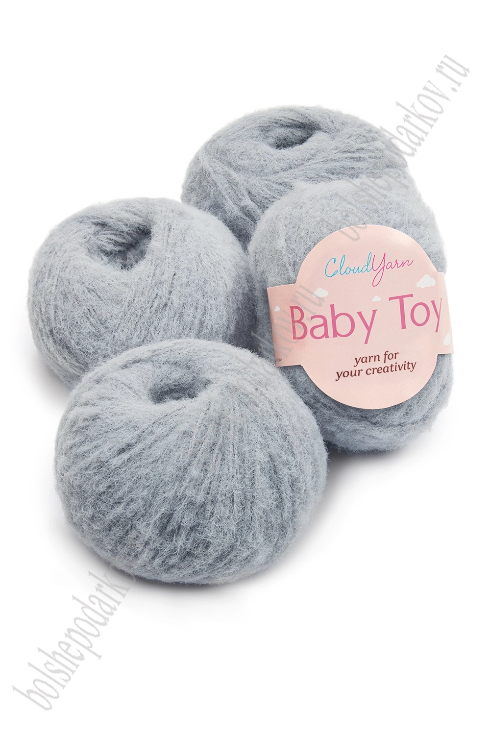 Пряжа "Baby Toy" 40 гр (10 шт) SF-7842, светло-серый