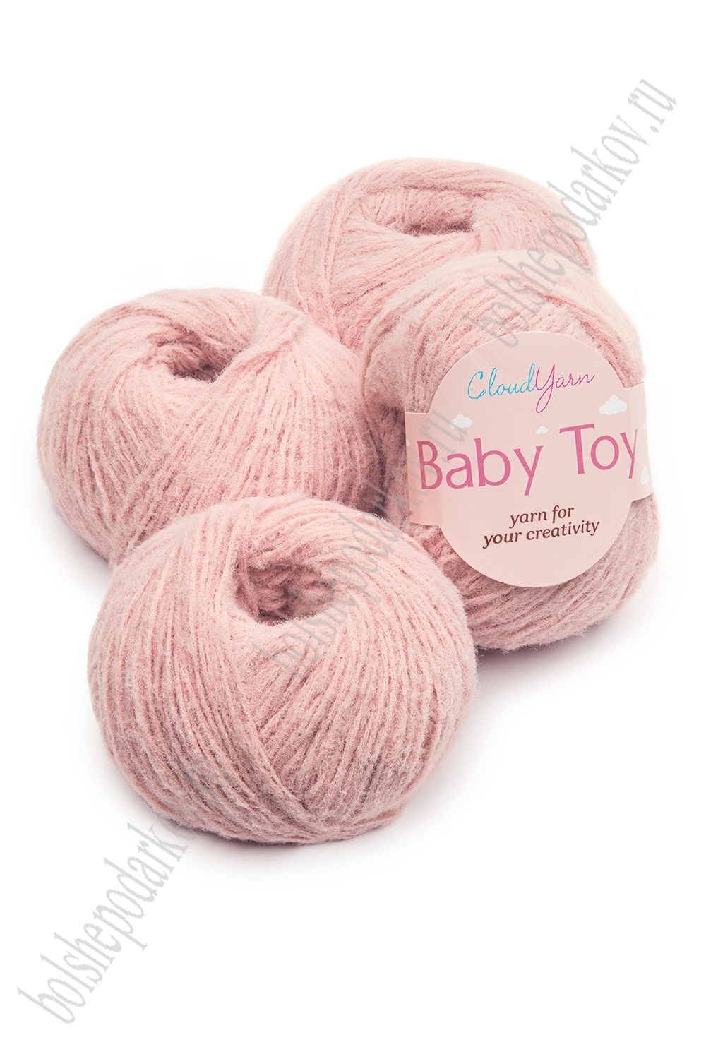 Пряжа "Baby Toy" 40 гр (10 шт) SF-7842, дымчато-розовый