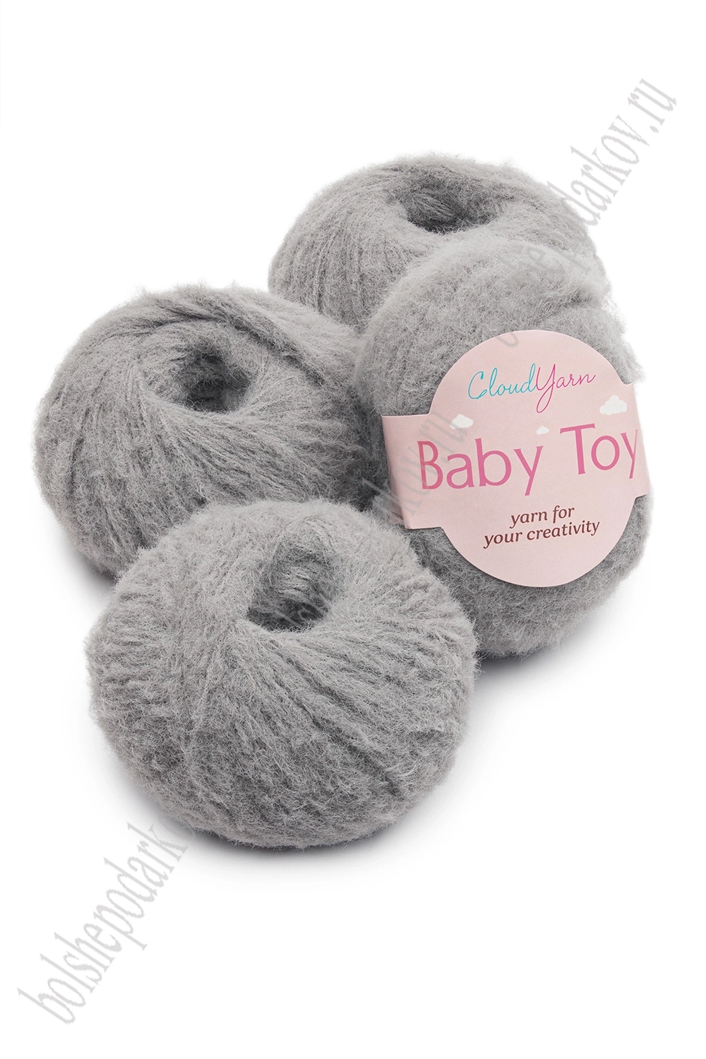 Пряжа "Baby Toy" 40 гр (10 шт) SF-7842, серый