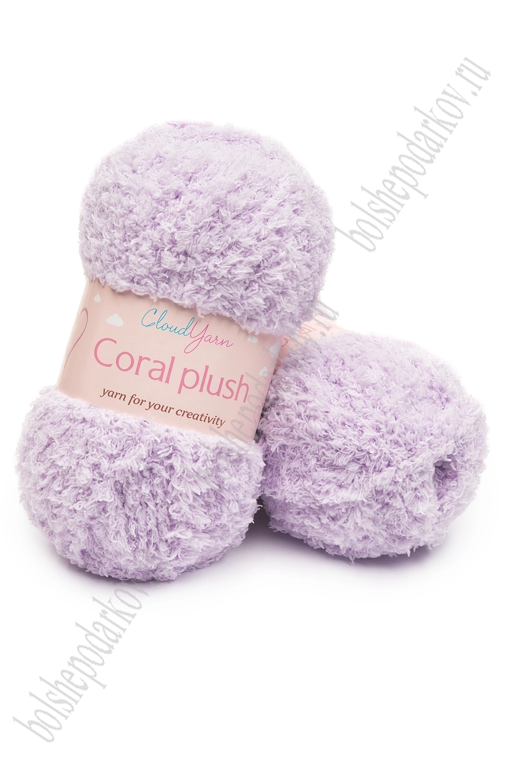 Пряжа "Coral plush" 100 гр (5 шт) SF-7843, фиолетовый