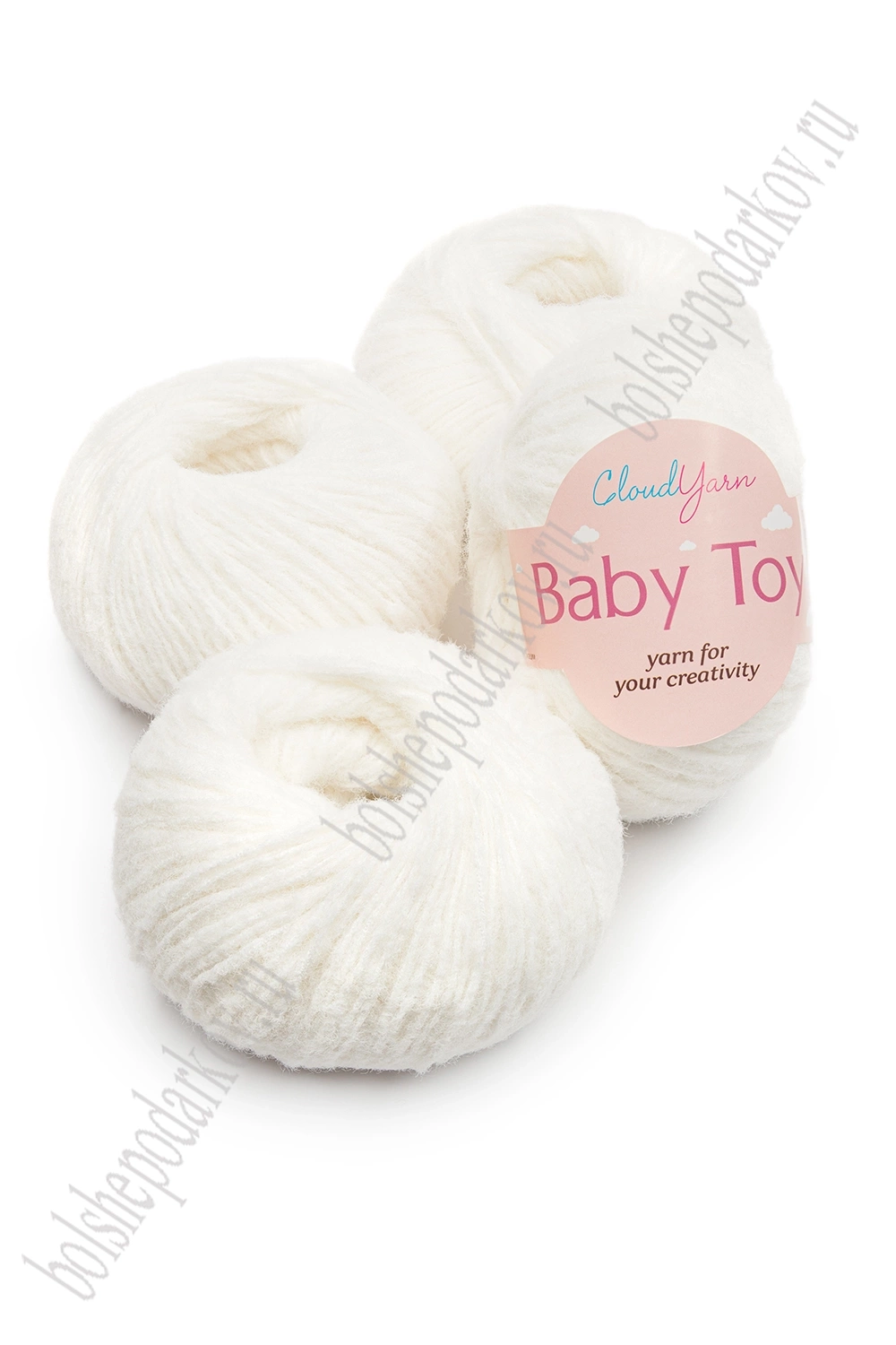 Пряжа "Baby Toy" 40 гр (10 шт) SF-7842, белый