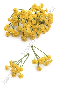 Веточка "Гипсофила" 6 см (50 шт) SF-8236, желтый