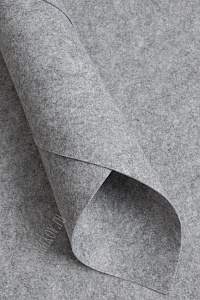 Фетр жесткий 1,2 мм, Корея Solitone 40*55 см (5 шт) серый №892