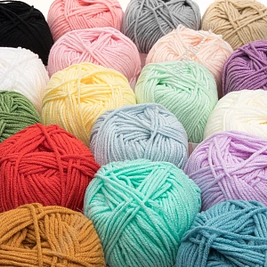 Пряжа "Milk cotton" 50 гр (10 шт) SF-7848, айвори