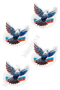 Кабошон-вырубка "9 мая" 3,5*3,2 см (10 шт) SF-5946, №45