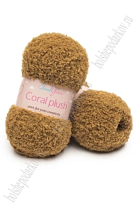 Пряжа "Coral plush" 100 гр (5 шт) SF-7843, коричневый