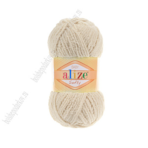 Пряжа "Softy" 50 г*115 м (5 шт) медовый №310