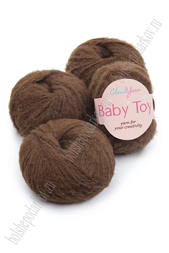 Пряжа &amp;quot;Baby Toy&amp;quot; 40 гр (10 шт) SF-7842, коричневый